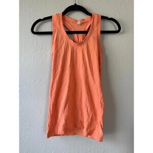 Athleta bright coral seamless tank top size XS